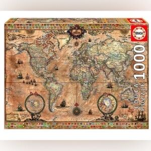 World Map Puzzle 1000 Pieces - Brand New and Sealed
